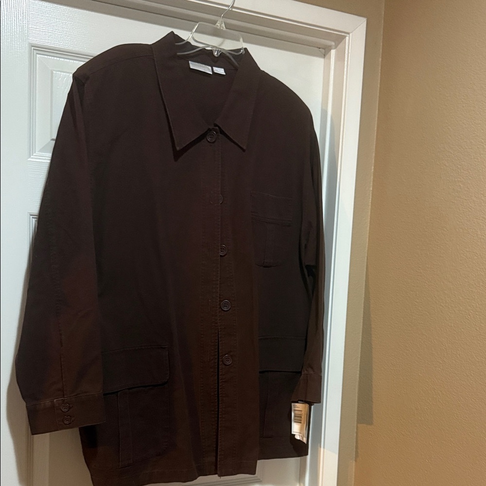 Liz Claiborne Brown Jacket